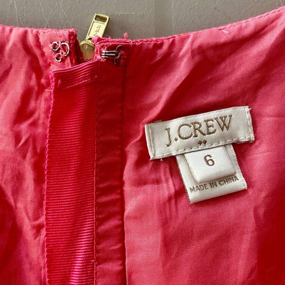 J. Crew Vibrant Pink Mini Dress - Picture 8 of 11
